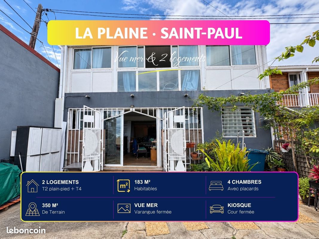 Maison 6 pièces 183 m² · à Saint-Paul · 183 m² · 309 200 €