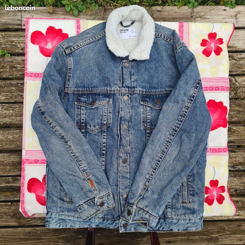 Sherpa Trucker Veste En Jean Femme DoublÃ©e Mouton Veste En Jean