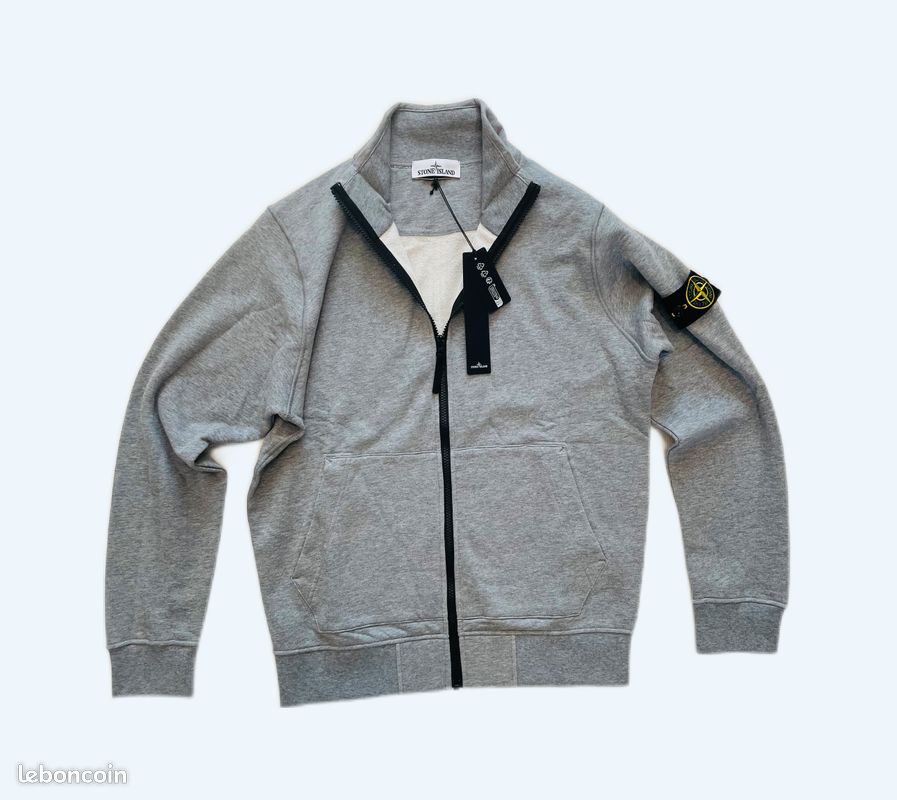 Gilet Stone Island Gris Vêtements