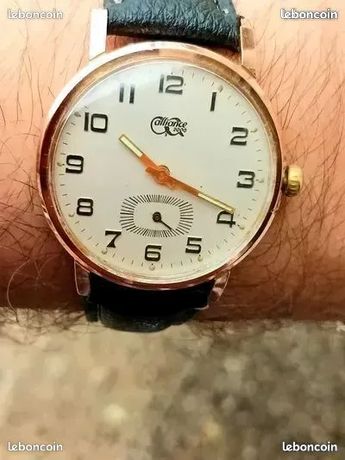 Montre Mécanique Vintage Alliance 2000 Pour Femme – Années 60, Plaquée, Fonctionne Bien