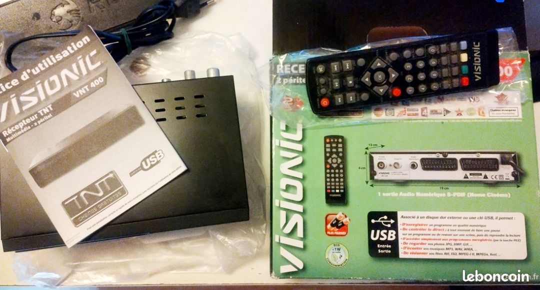 Décodeur TNT Multimédia — VISIONIC VNT-400 (image 1)