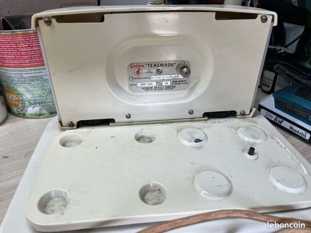 Goblin 815 Teasmade Vintage – Années 70 – Bouilloire Céramique 1.2L Sans Horloge – NOS