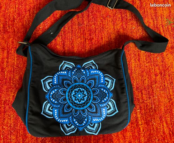 Sac Bandoulière Oxford En Cuir - Motif Original, Grande Capacité, Fermeture éclair - Neuf Sans étiquette