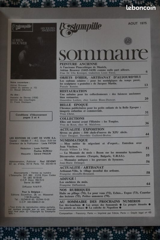 Revue estampille N°68 (image 2)