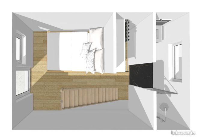 Appartement Duplex entièrement rénové + box + Jardin