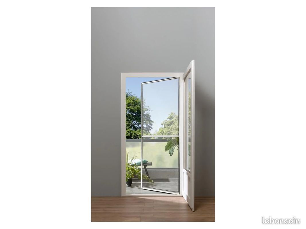 Moustiquaire de porte blanche en aluminium - Lidl - 100x210cm (image 3)