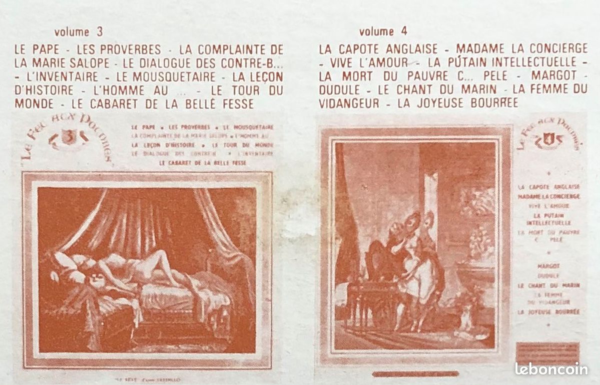 Lot de 8 disques vinyls Le Feu aux poudres - Chansons paillardes (image 3)