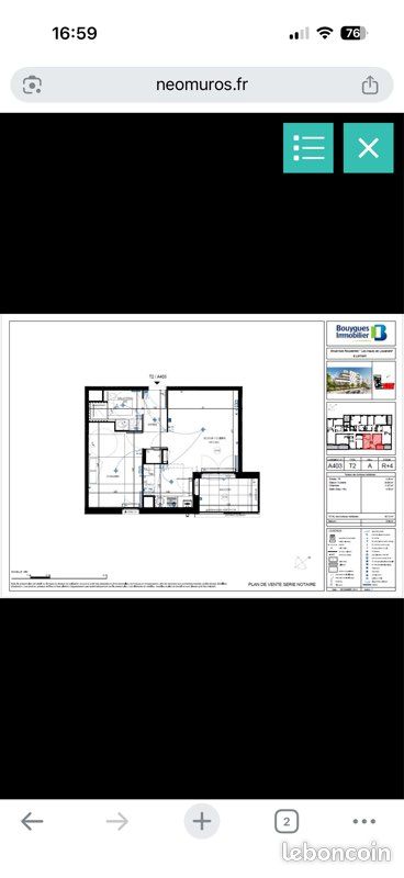 Appartement 2 pièces 42 m² · à Lormont · 42 m² · 145 000 €