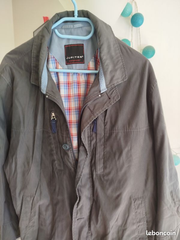 Blouson Jupiter Vetement Homme Veste à Capuche Jupiter Noir Homme