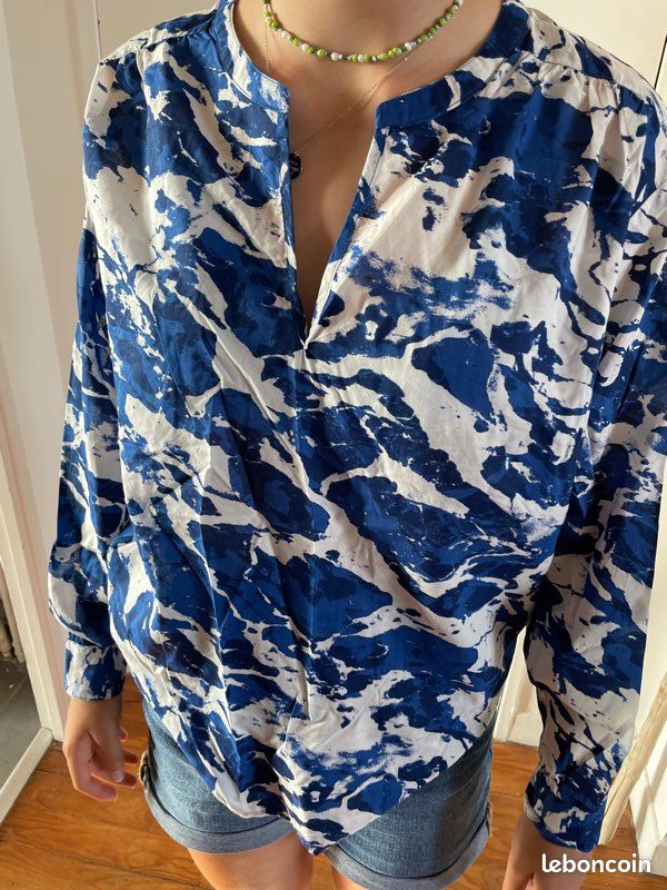 Blouse oxbow bleue (image 2)
