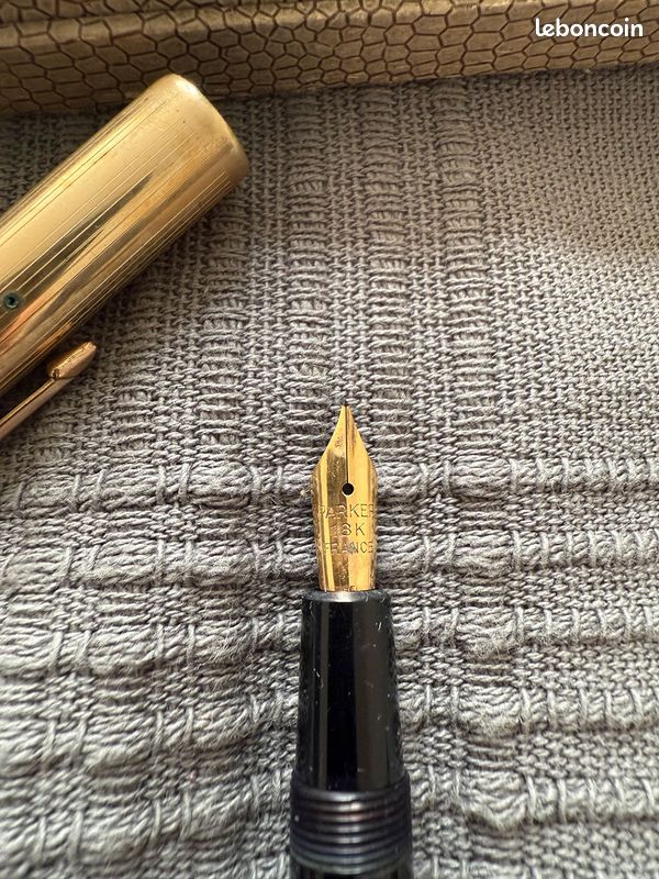 Stylo Plume PARKER Vintage - Plume En Or 14K - Occasion (État à Vérifier)