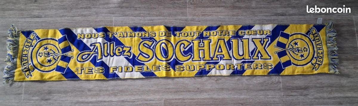 Écharpe Vintage FC Sochaux (années 80) - Club Français