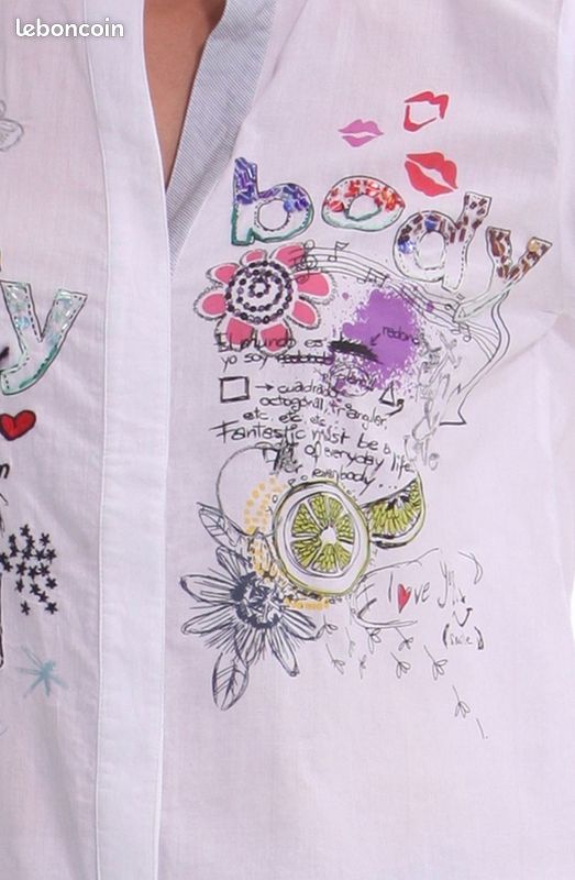 Chemises Desigual 38 (M, T2) (image 3)