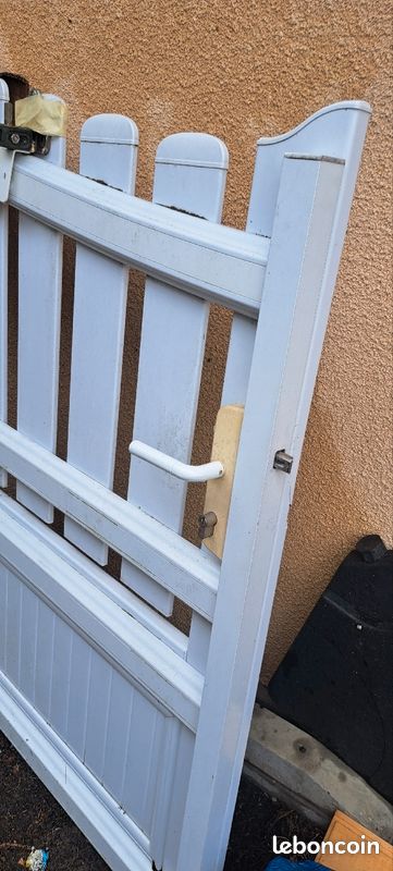 Portillon pvc blanc (image 4)