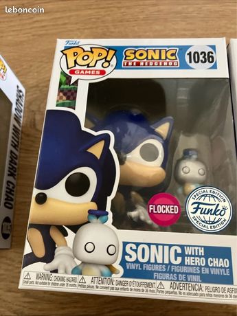 Figurine Pop Sonic le Hérisson #1036 pas cher : Sonic avec