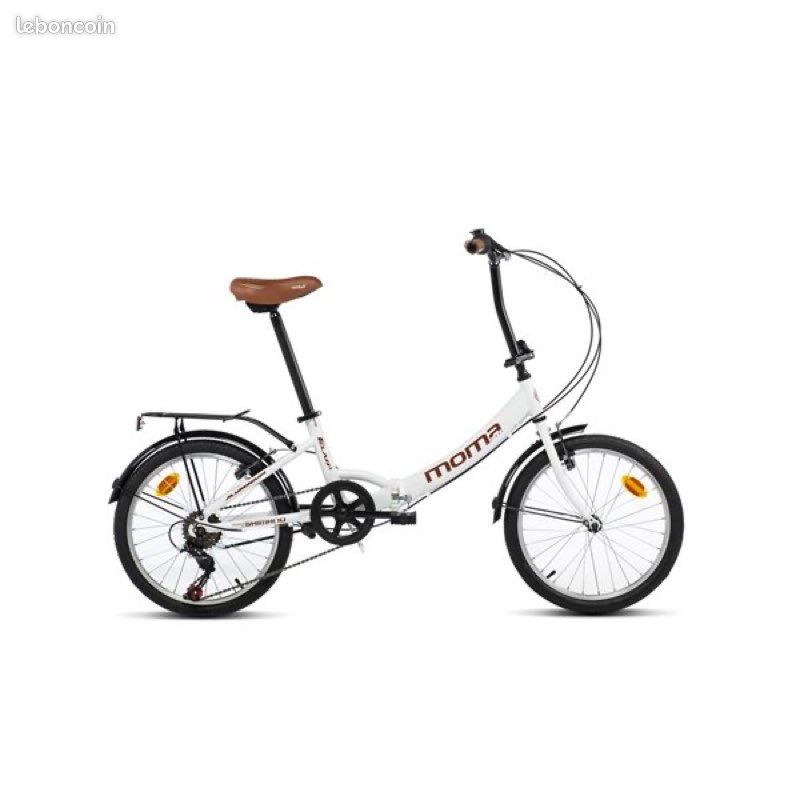 Vélo Pliant Moma Blanc (image 2)