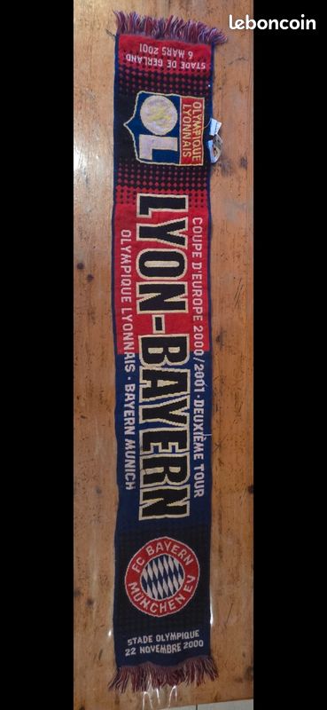 ECHARPE FOOTBALL OLYMPIQUE Lyonnais Werder Breme 1999 / 2000 EUR 3,00 - FR