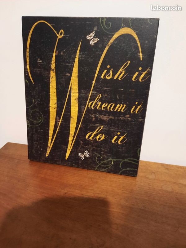 Tableau en bois peint neuf (image 1)