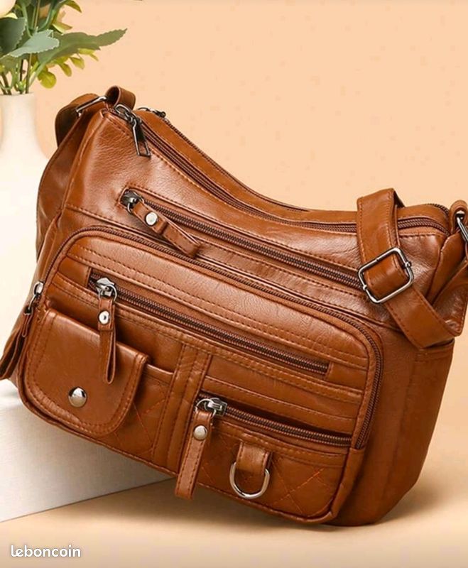 Sac Fourre-tout En Cuir De Grande Capacité Pour Femme, Fermeture à Bouton Magnétique, Sac à Bandoulière Souple, Sac Fourre-tout Décontracté Noir Avec Poches Intérieures Pour Magasin, Bureau