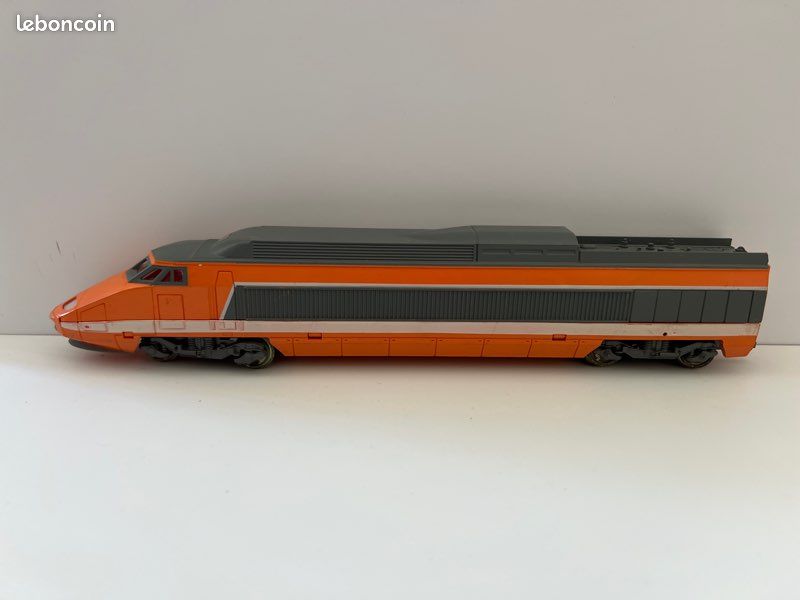 Ensemble TGV Est Orange Jouef 7839 – HO, 4 éléments, Sans Boîte, Occasion