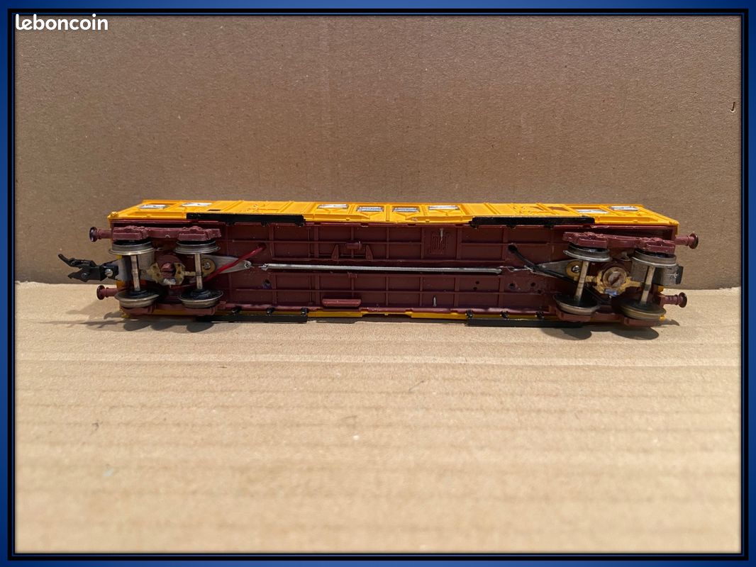 Wagon Couvert Court Jouef - Service De La Voie - HJ6059 - H0 - NEUF