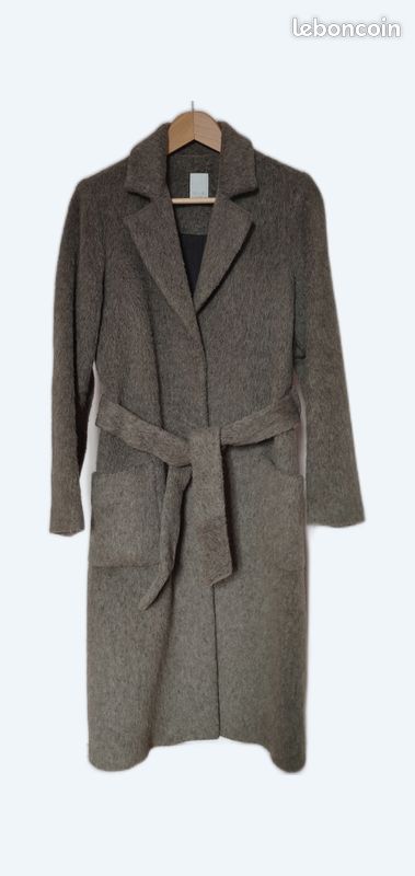 Manteau long EKLE en laine (image 1)