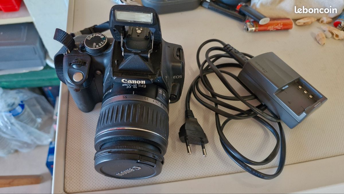 Canon EOS 350D Appareil Photo Numérique SLR avec EF-S 18-55 mm / EF 55