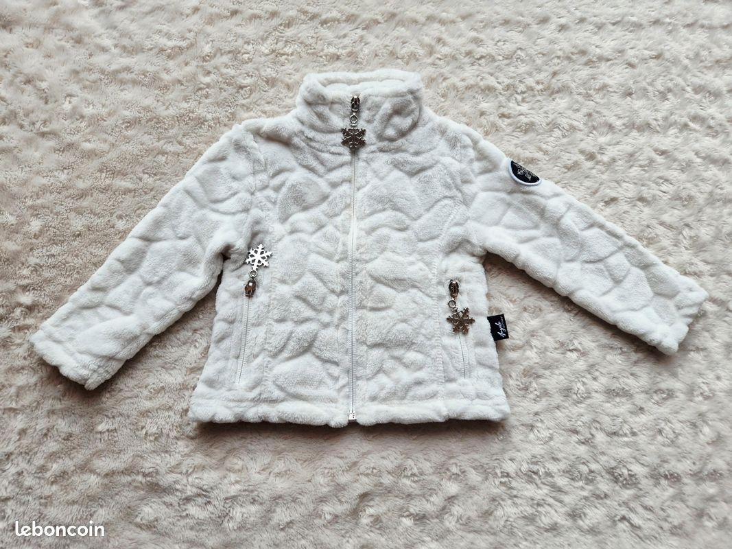 Veste polaire toucher doux Angèle Sportswear - Taille 6 mois (image 1)