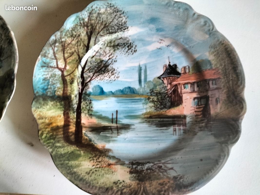 Assiettes décoratives paysages (image 4)