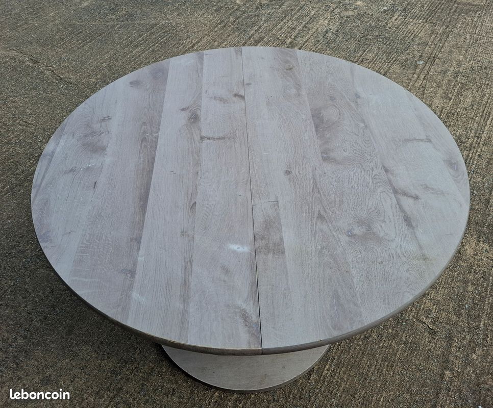 Table a manger ronde extensible (image 2)