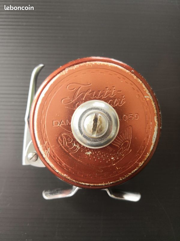 Vieux Moulinet De Pêche à La Mouche Automatique Martin Mohawk, Rouge, Vintage US