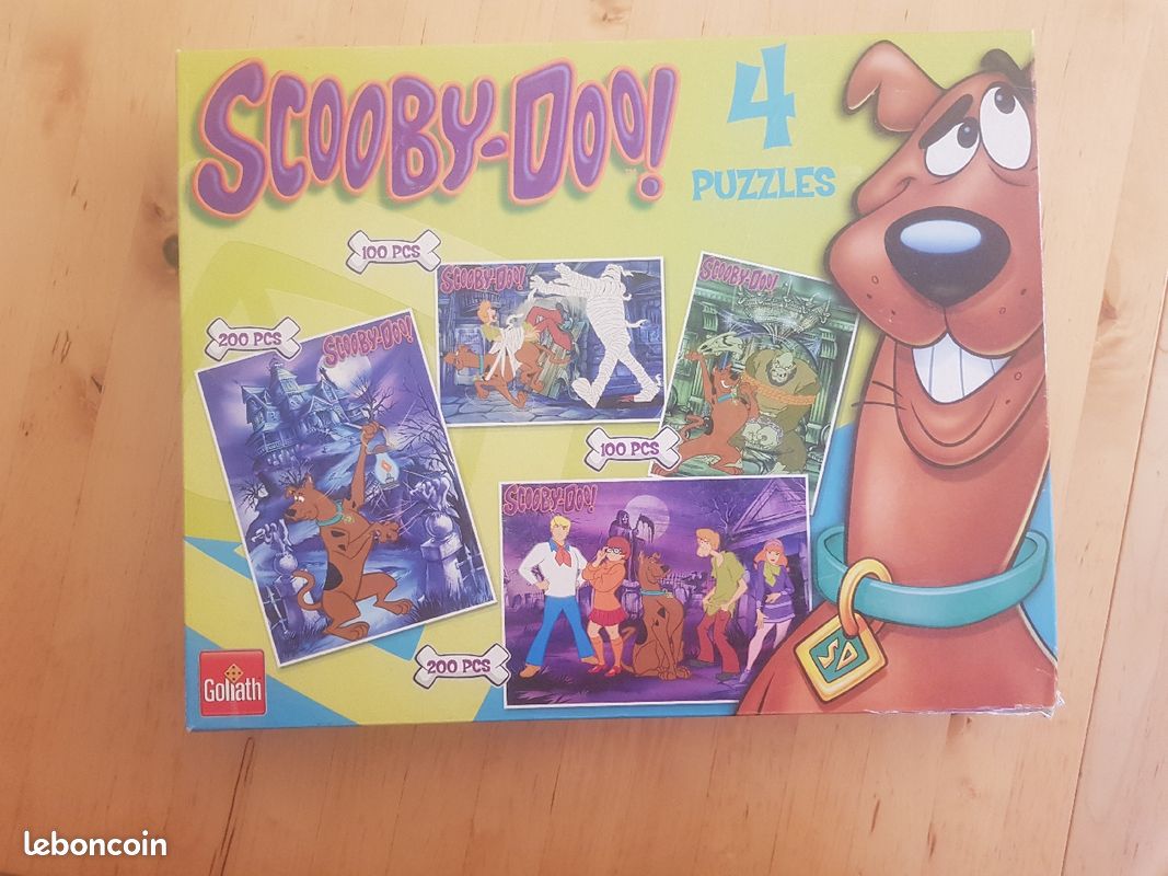 🧩 Coffret 4 puzzles Scooby-Doo – Complet (livraison uniquement) (image 1)
