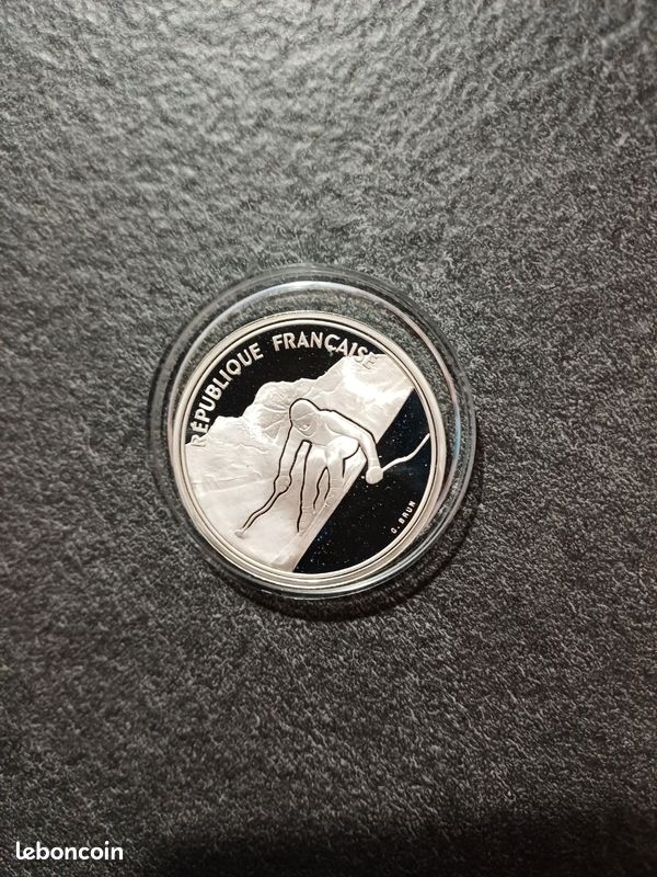 Monnaie Paris Jo Hiver Albertville 1992 Jeux Olympiques Savoie Alpes Ski Neige