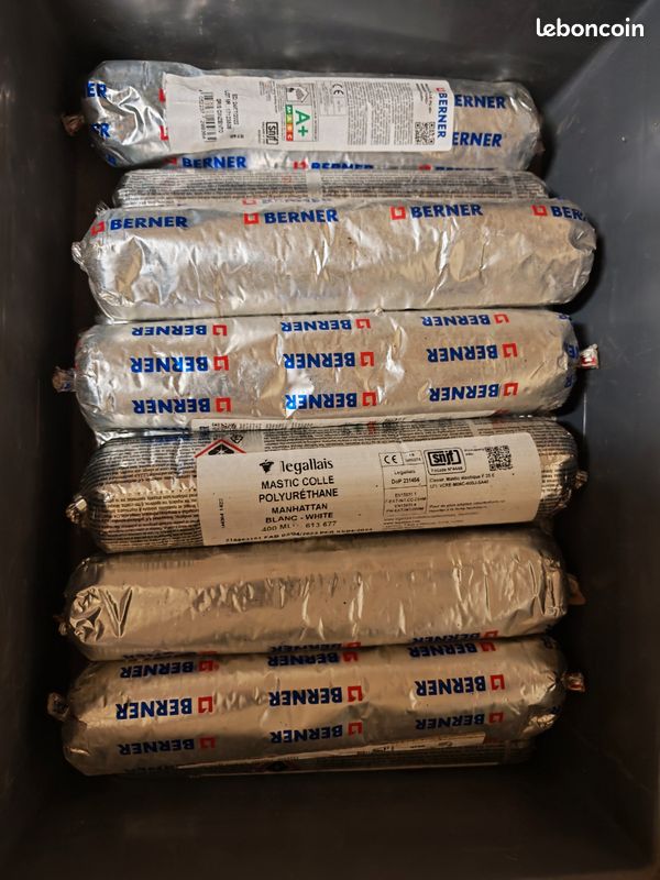 Lot de 12 recharges Mastic Colle Polyuréthane (image 1)