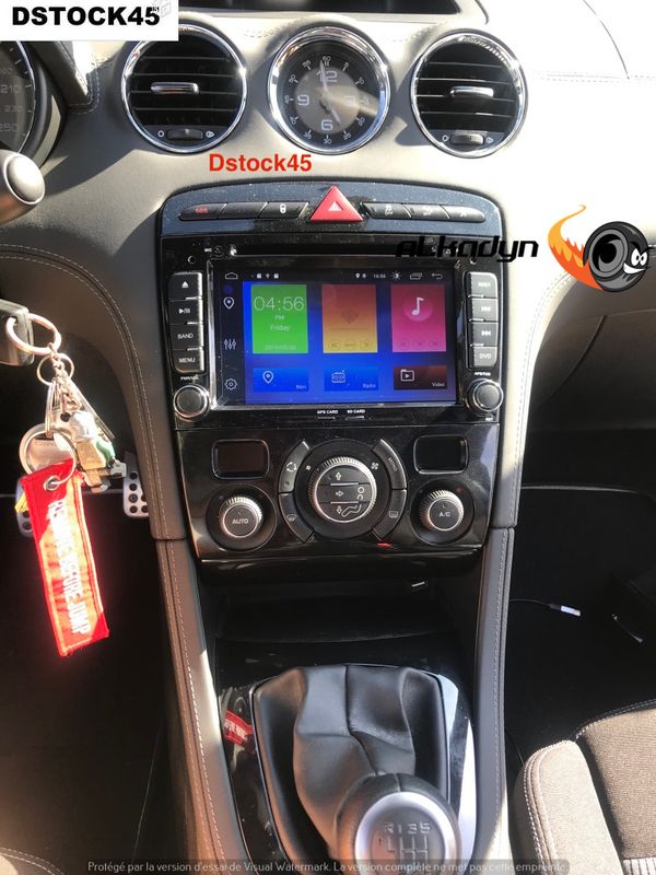 Autoradio GPS Peugeot 308 gris Alkadyn Carplay Android