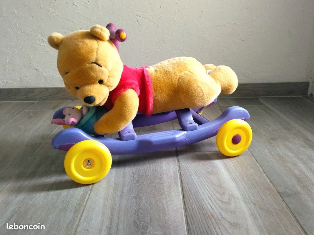 Porteur a bascule winnie l’ourson musical (image 2)