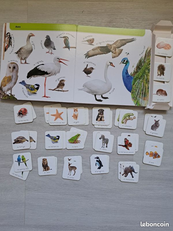 Mémory animaux en espagnol (image 1)