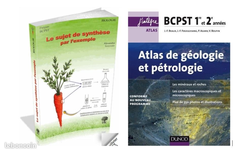 Lot de 2 livres BCPST (image 2)