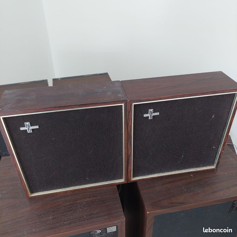 Enceintes Philips High Fidelity Hifi EG0908 - Vintage - Occasion