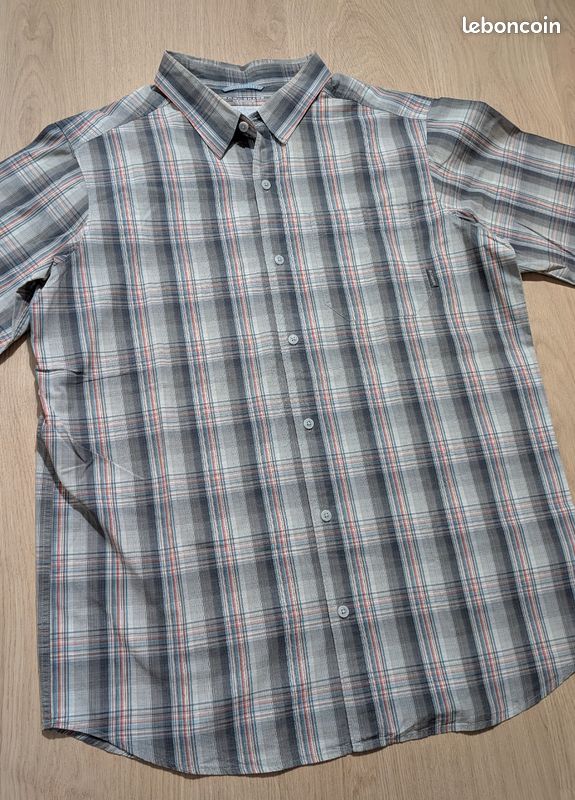Chemise Columbia PFG Pêche Femme – Manches Courtes, Grise, Taille L