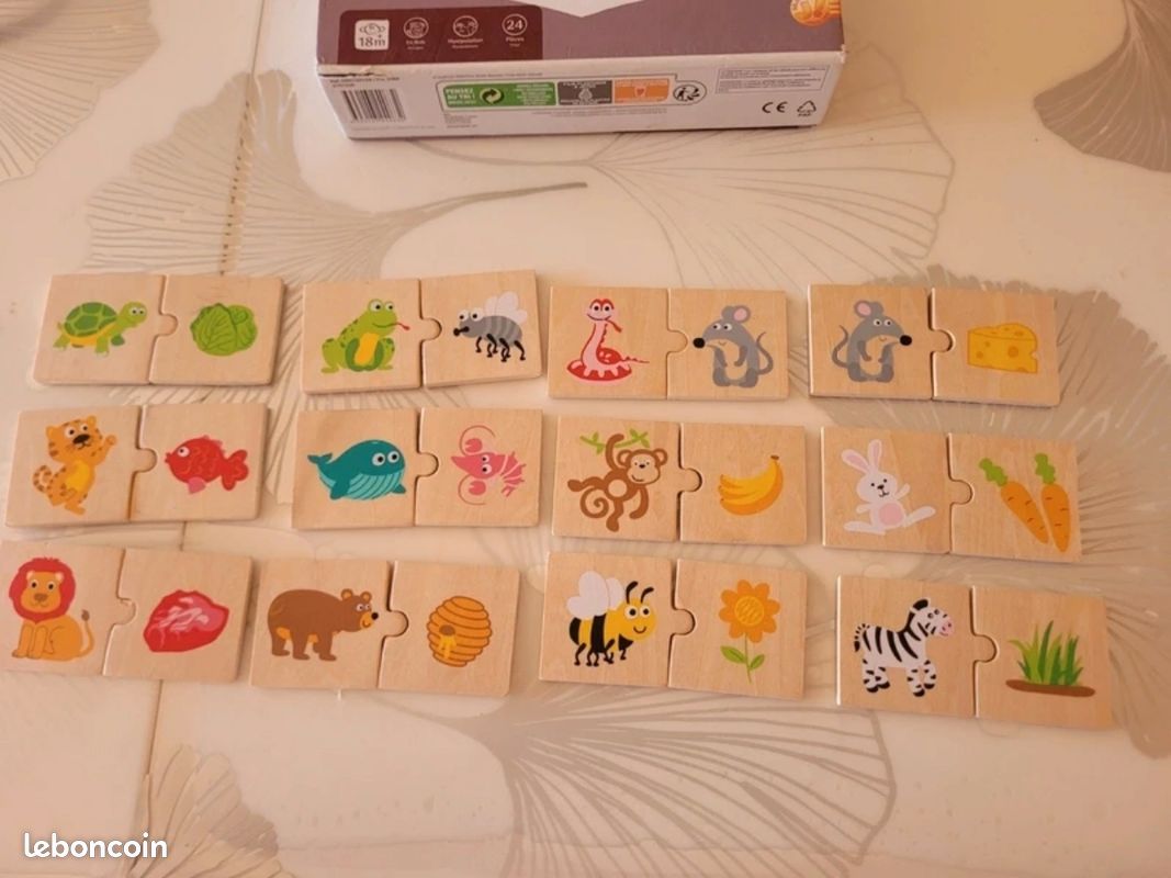 Jeu en bois - Qui mange quoi ? (image 2)