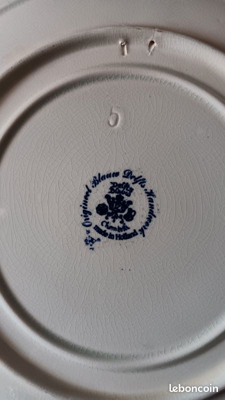 Grand plat Delft (image 4)
