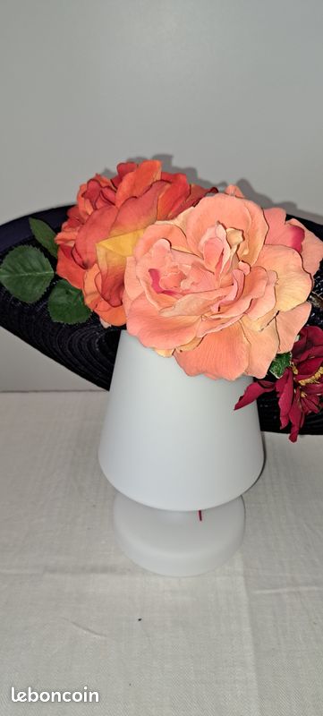 Chapeau paille marine (image 5)