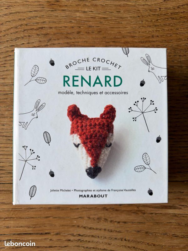 Broche « renard » en crochet (image 1)