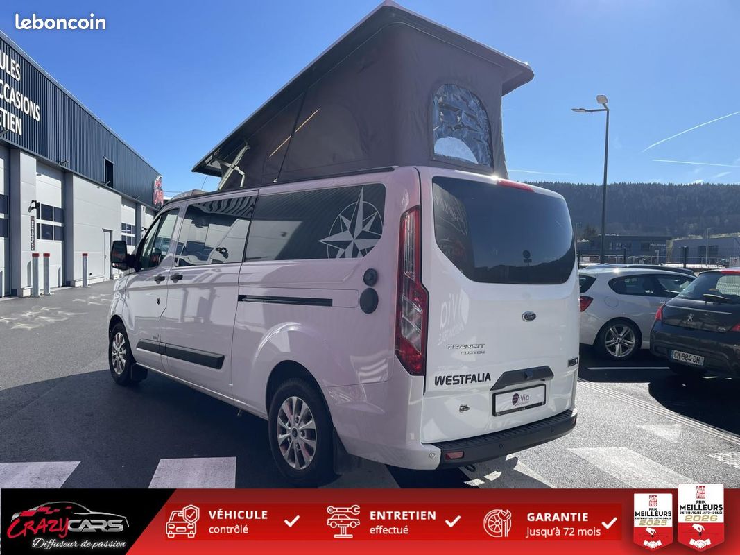 Westfalia custom nugget plus ford kelsey 2.0 ecoblue 170 - cam - camper pack - toit relevable (image 21)