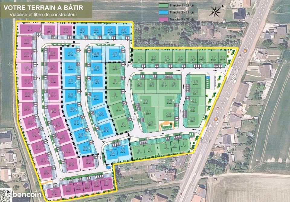 Terrain 510 m² · à Sains-en-Gohelle · 62 300 €