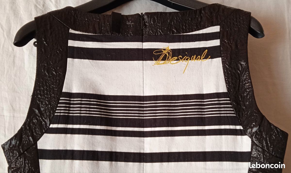 Robe longue miroir noir Desigual | La Redoute