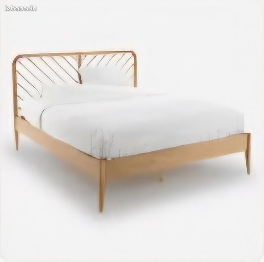 Lit avec sommier 160x200 cm (image 1)