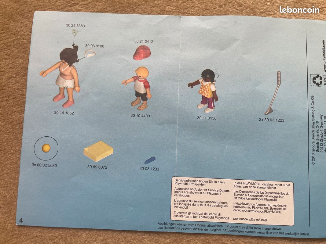 Set playmobil golf réf 70092 avec notice (image 8)