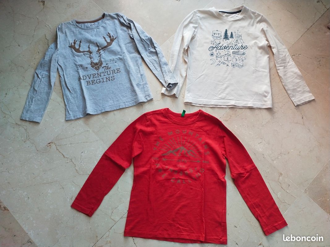T-shirt neuf étiquetté Cyrillus : Achat occasion | T-shirts (garçon